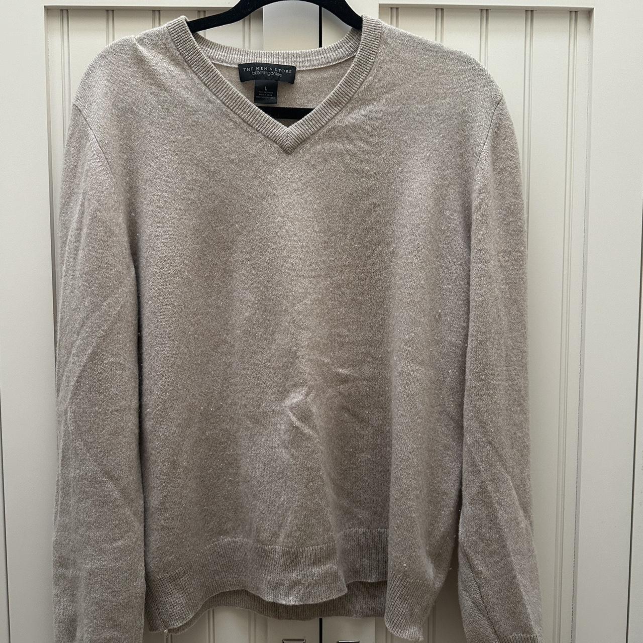 The Men’s Store At Bloomingdales Men’s V-Neck Cashmere Sweater in Grey Size XL deals