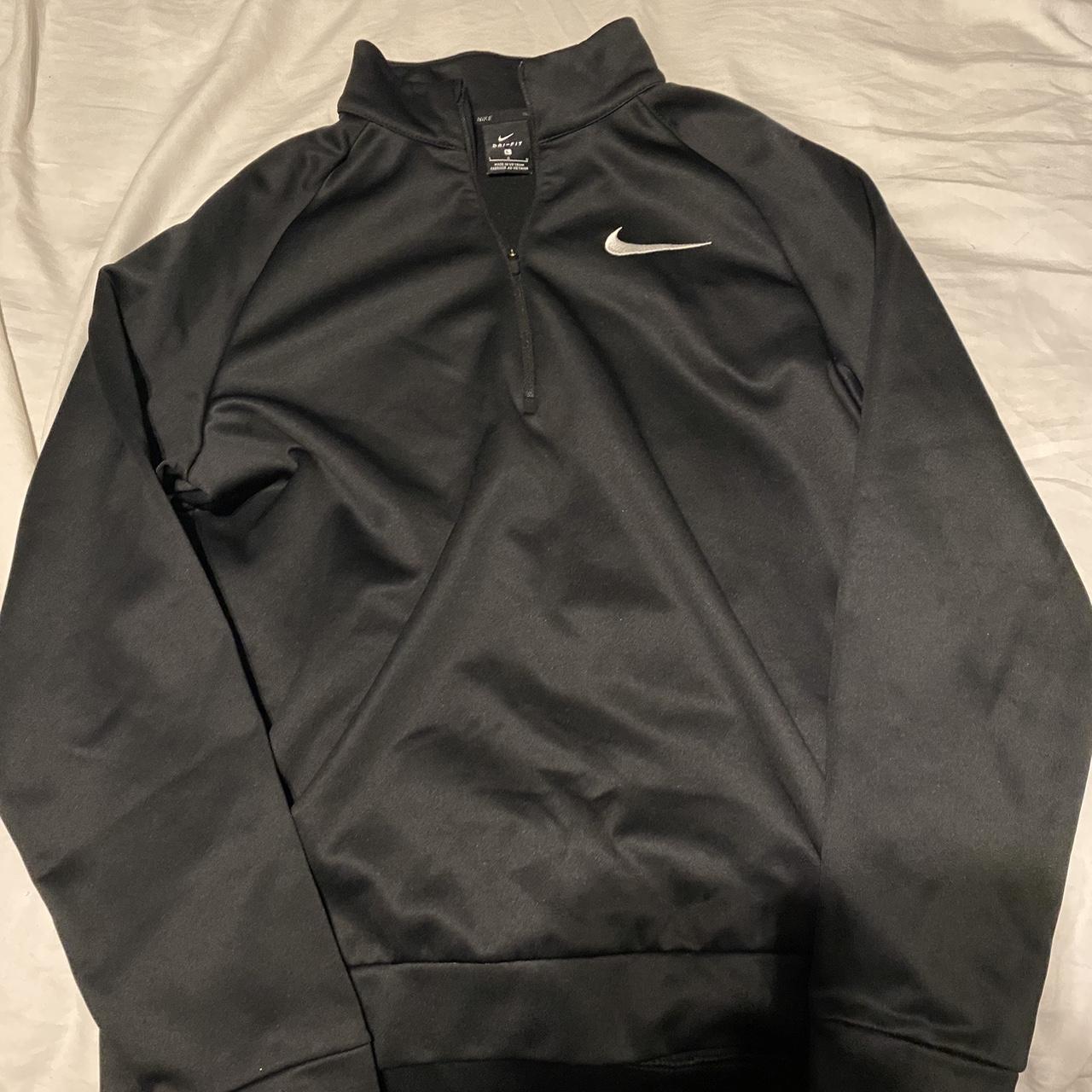 nike half zip crew neck , no stains or tears, size... - Depop