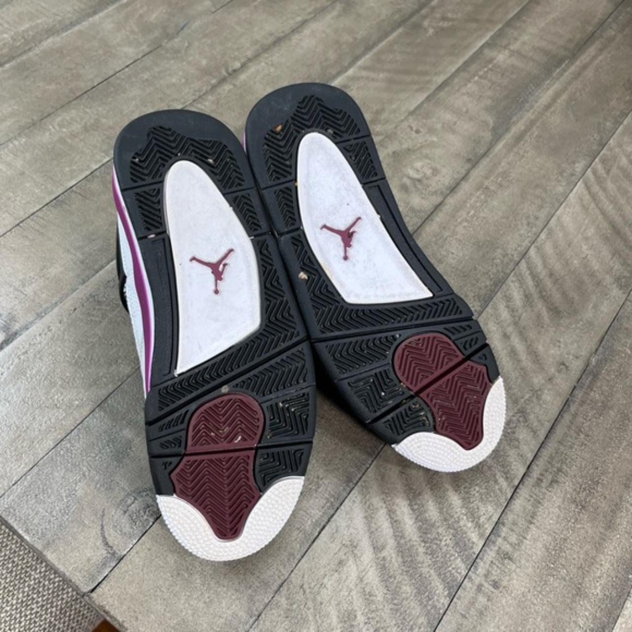 Nike Air Jordan 4 X Paris Saint-Germain Bordeaux Sz... - Depop