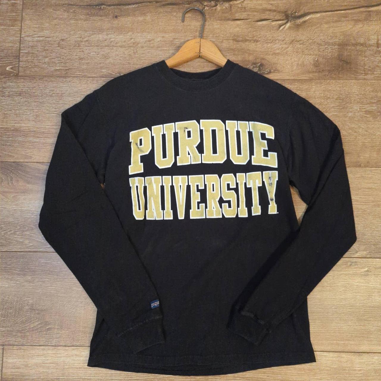 Purdue University (Men's Medium) Long Sleeve Shirt... - Depop