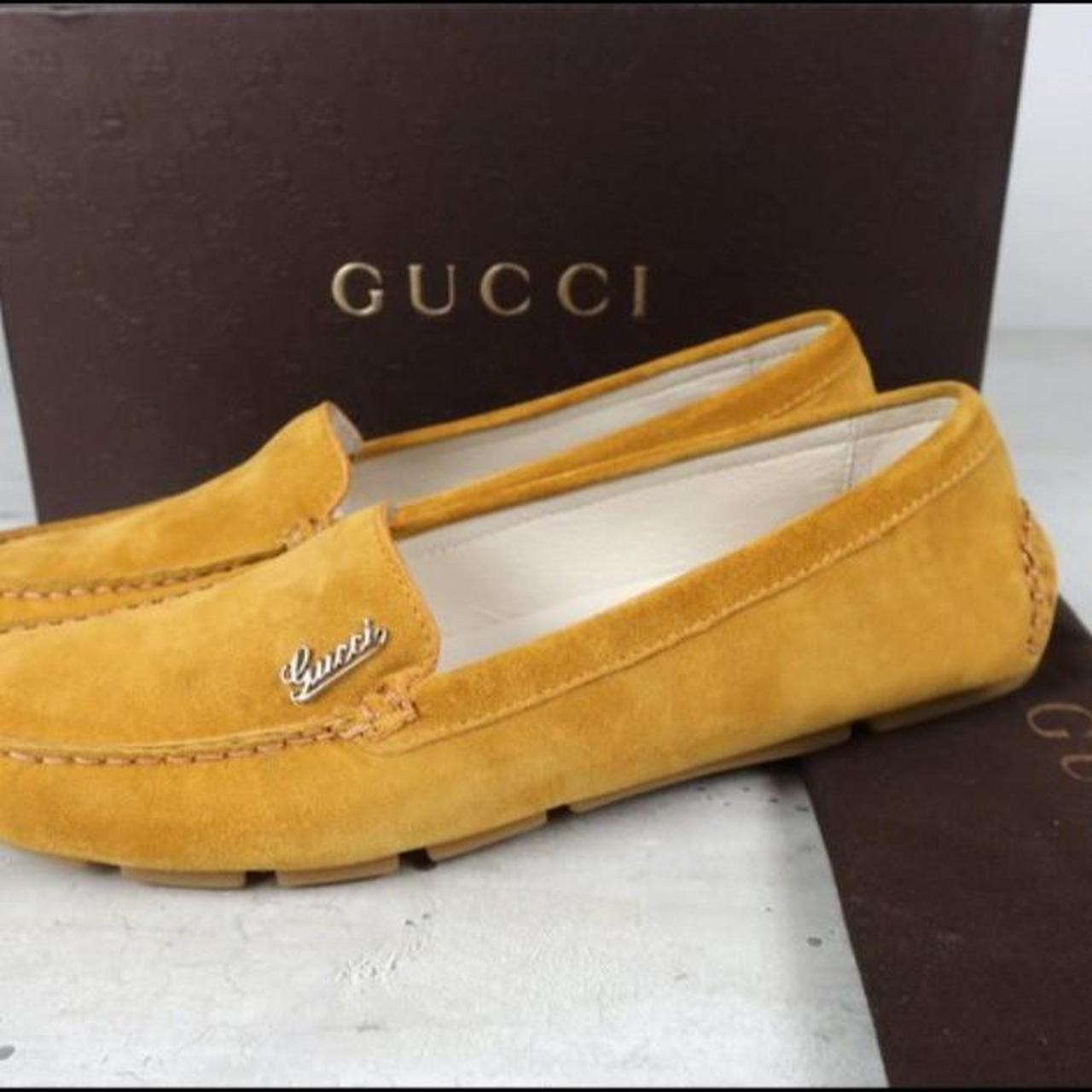 Gucci hot sale yellow loafers