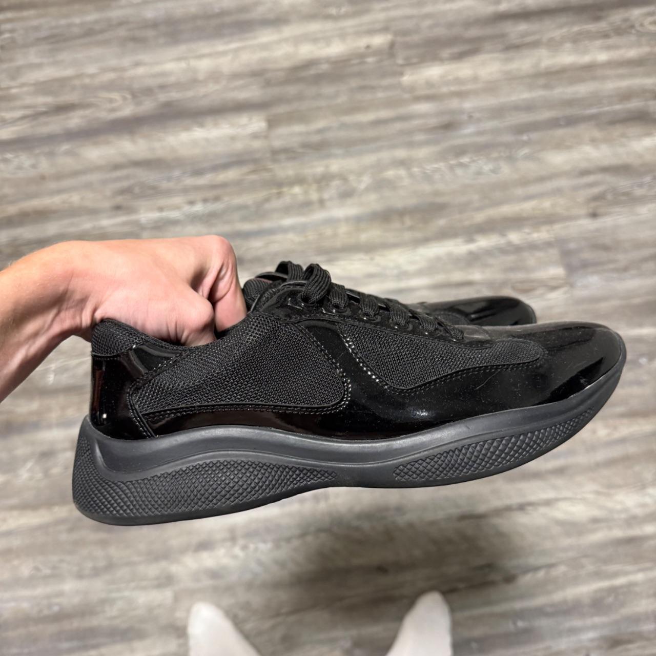 靴 04aw archive prada Americas Cup y2k 靴 04aw archive prada Americas Cup y2k Marina Blue/Silver Patent