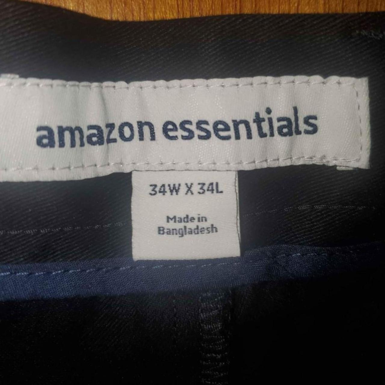 Amazon Essentials Men's Black Pants. Size 34"x34"... Depop