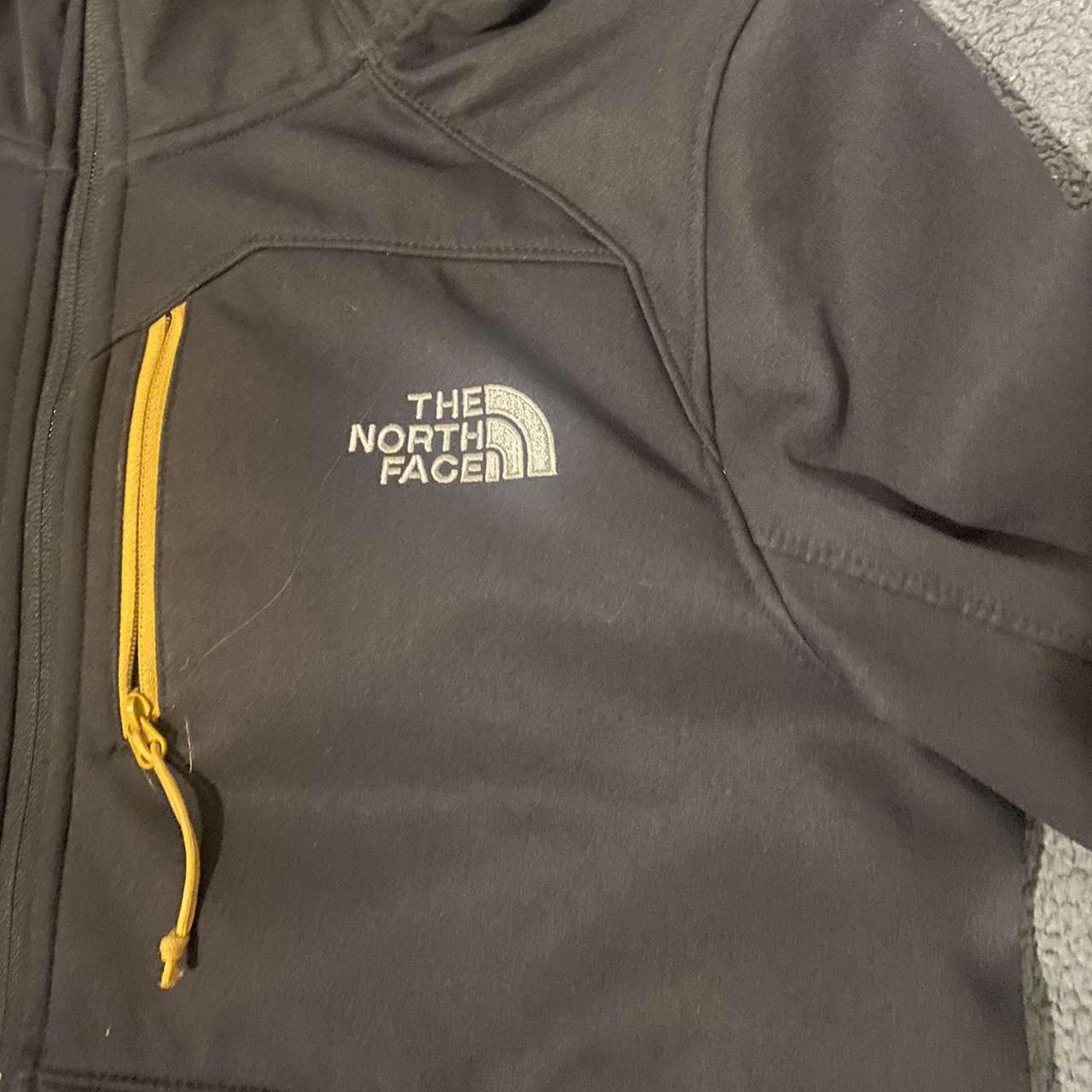 North face coat, soft shell winter jacket - Depop