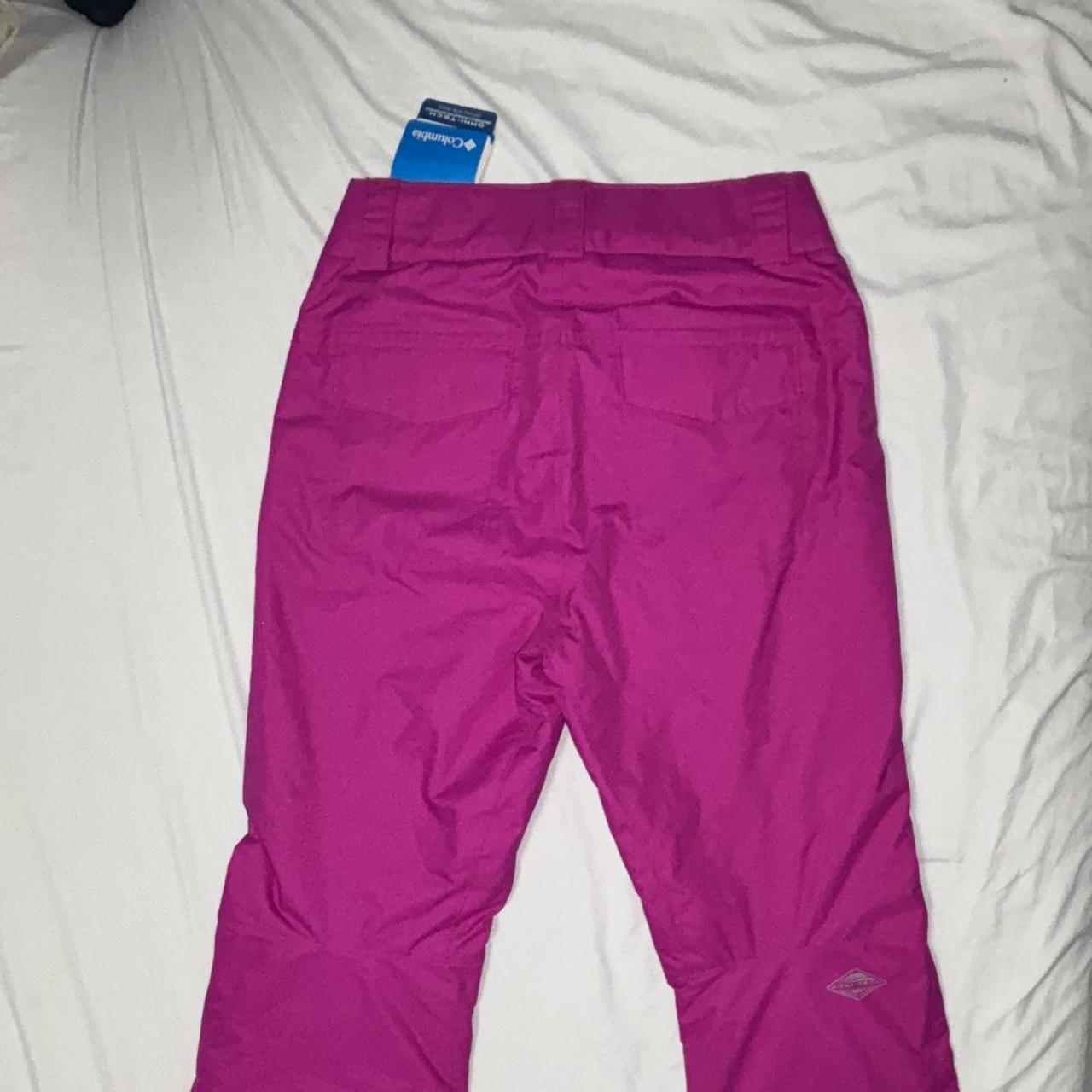 Hot pink snow pants, brand new never worn Depop