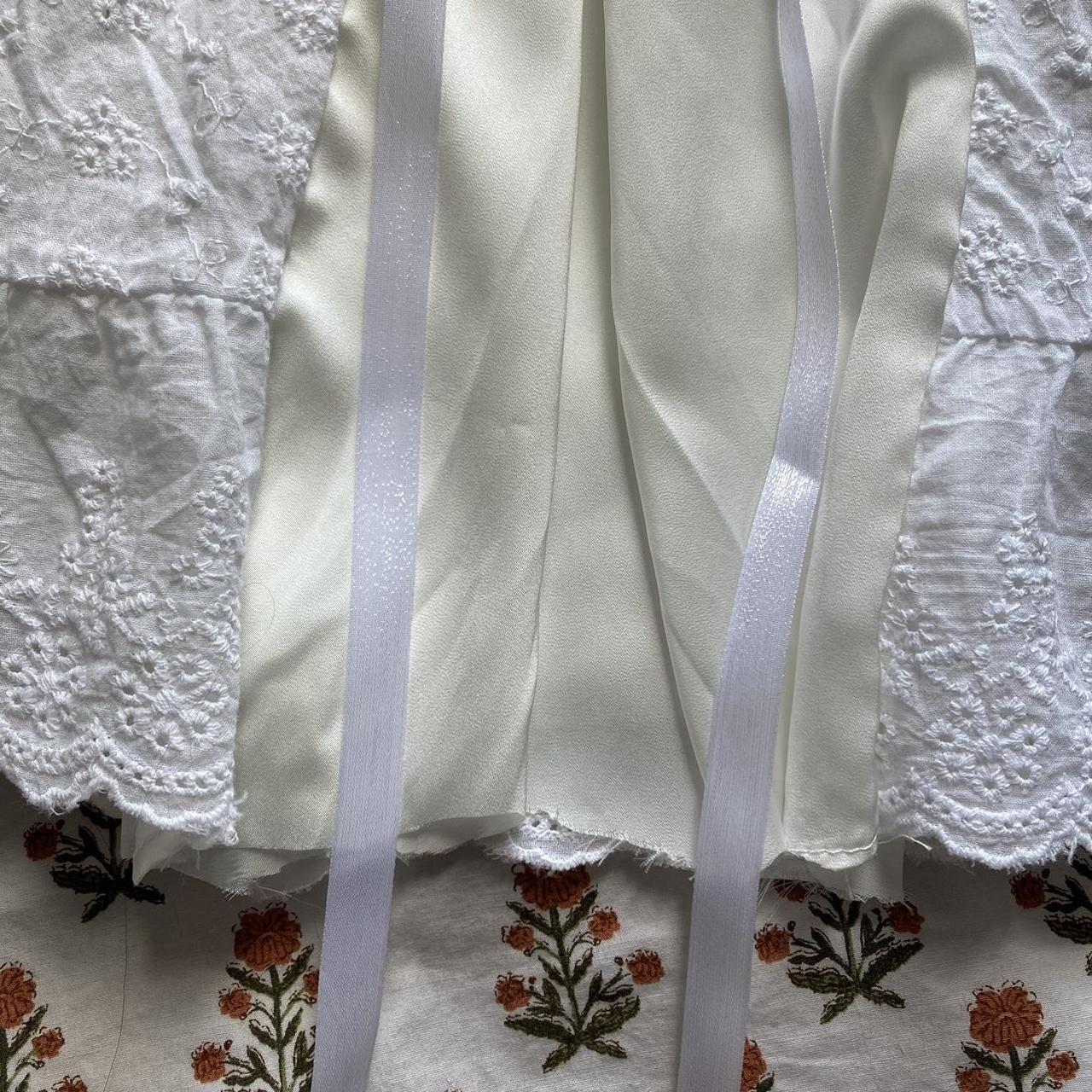 White daisy tv heavenly bodies broderie dupe dress,... Depop