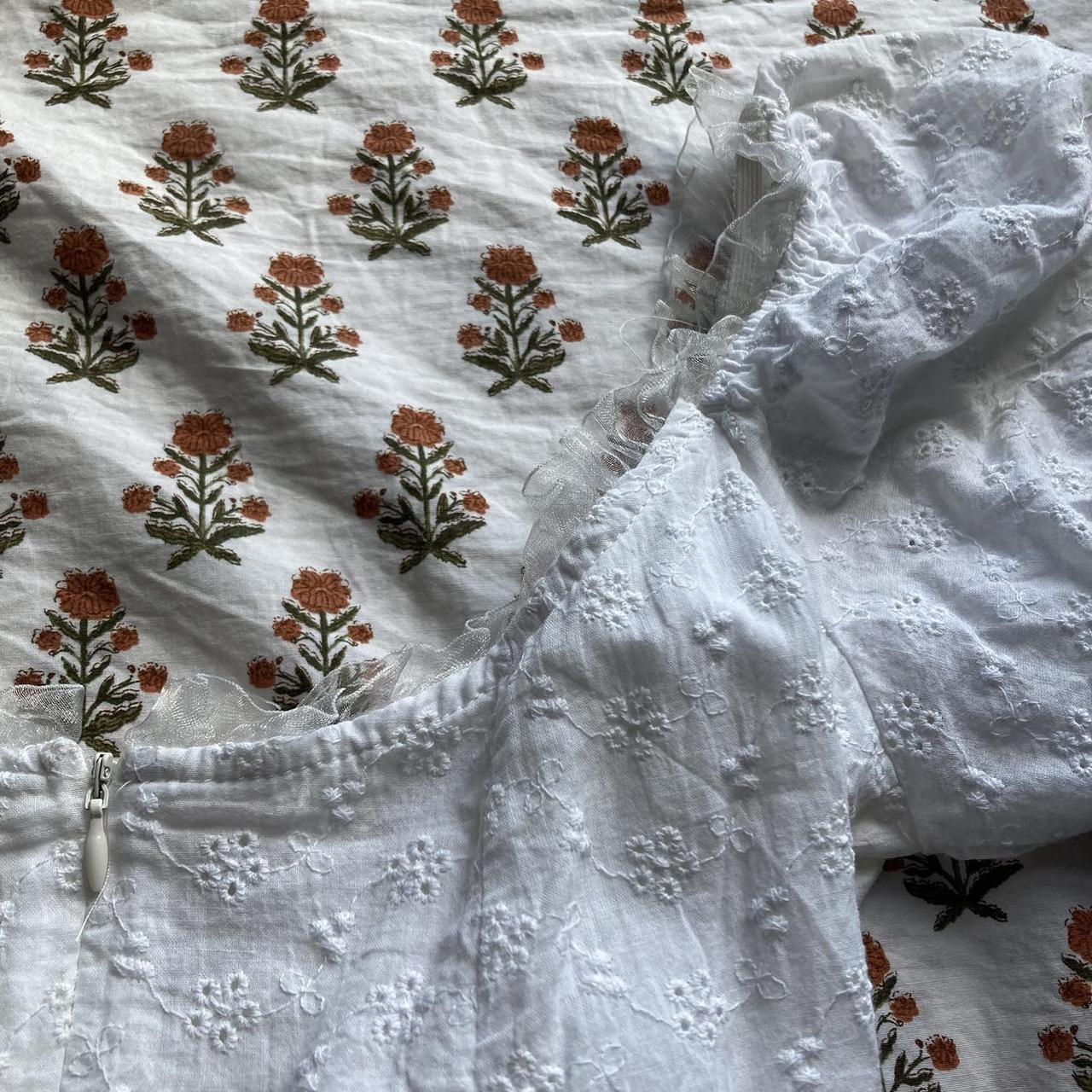 White daisy tv heavenly bodies broderie dupe dress,... Depop