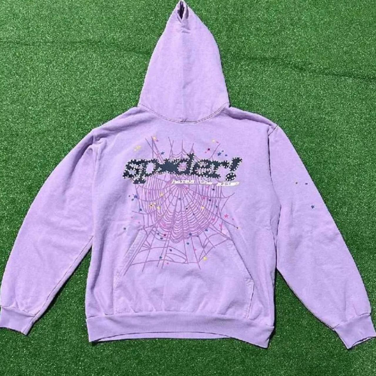 Purple Açaí Sp5der Hoodie Size Xl Brand New | Depop