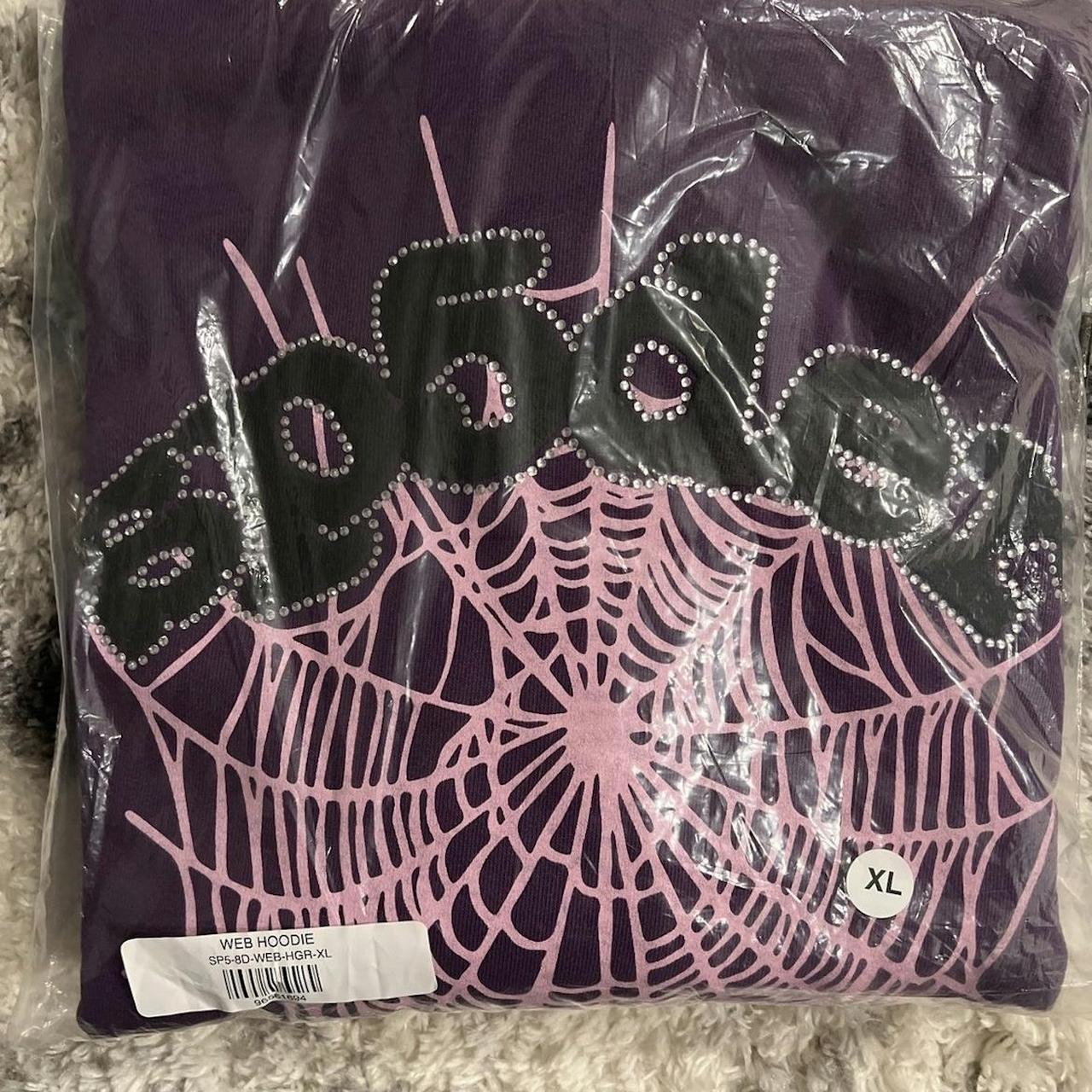 Sp5der Worldwide Web hoodie purple size S, M, L, XL | eBay