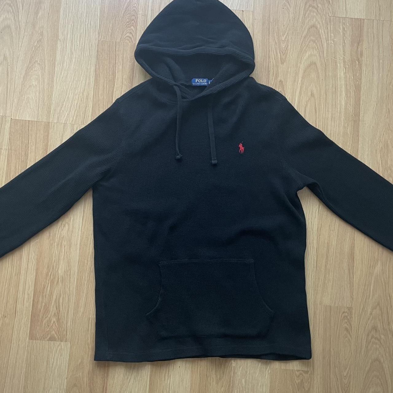 Large Black Knitted Polo Ralph Lauren... - Depop