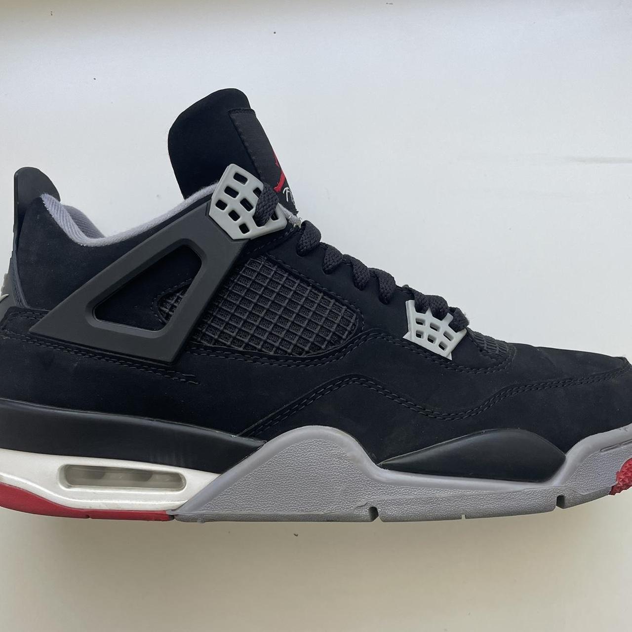 Jordan 4 Bred Retro Worn couple time Send your... - Depop