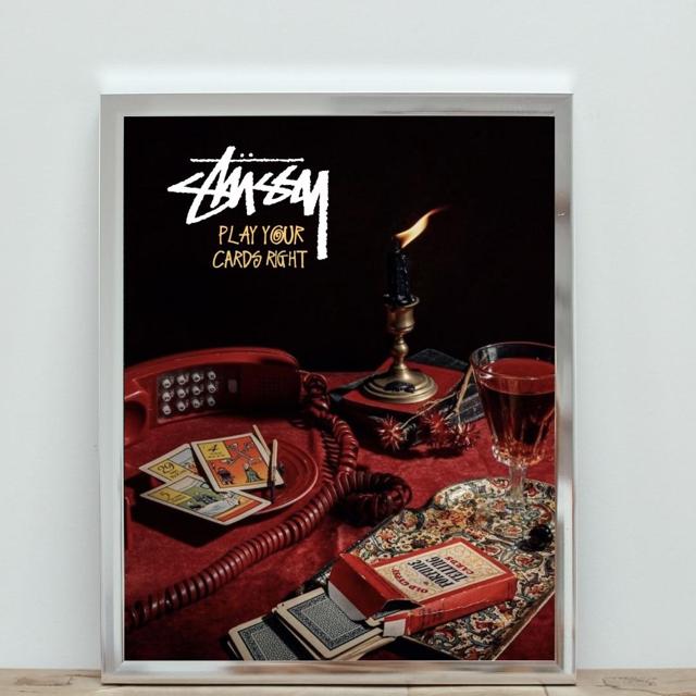 STUSSY LivinGS Letterpress レタープレスポスター STUSSY LivinGS Letterpress レタープレスポスター