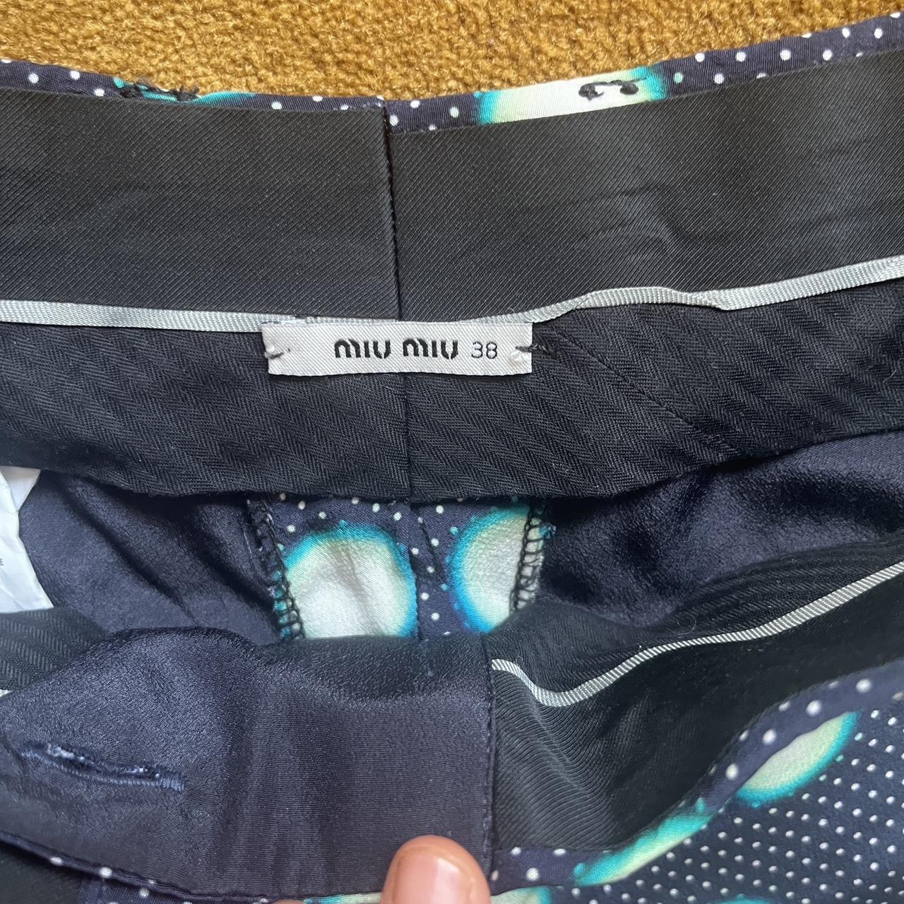 Miu Miu Women's Pants - Blue/Navy - 0 – Miu Miu, … - image 2