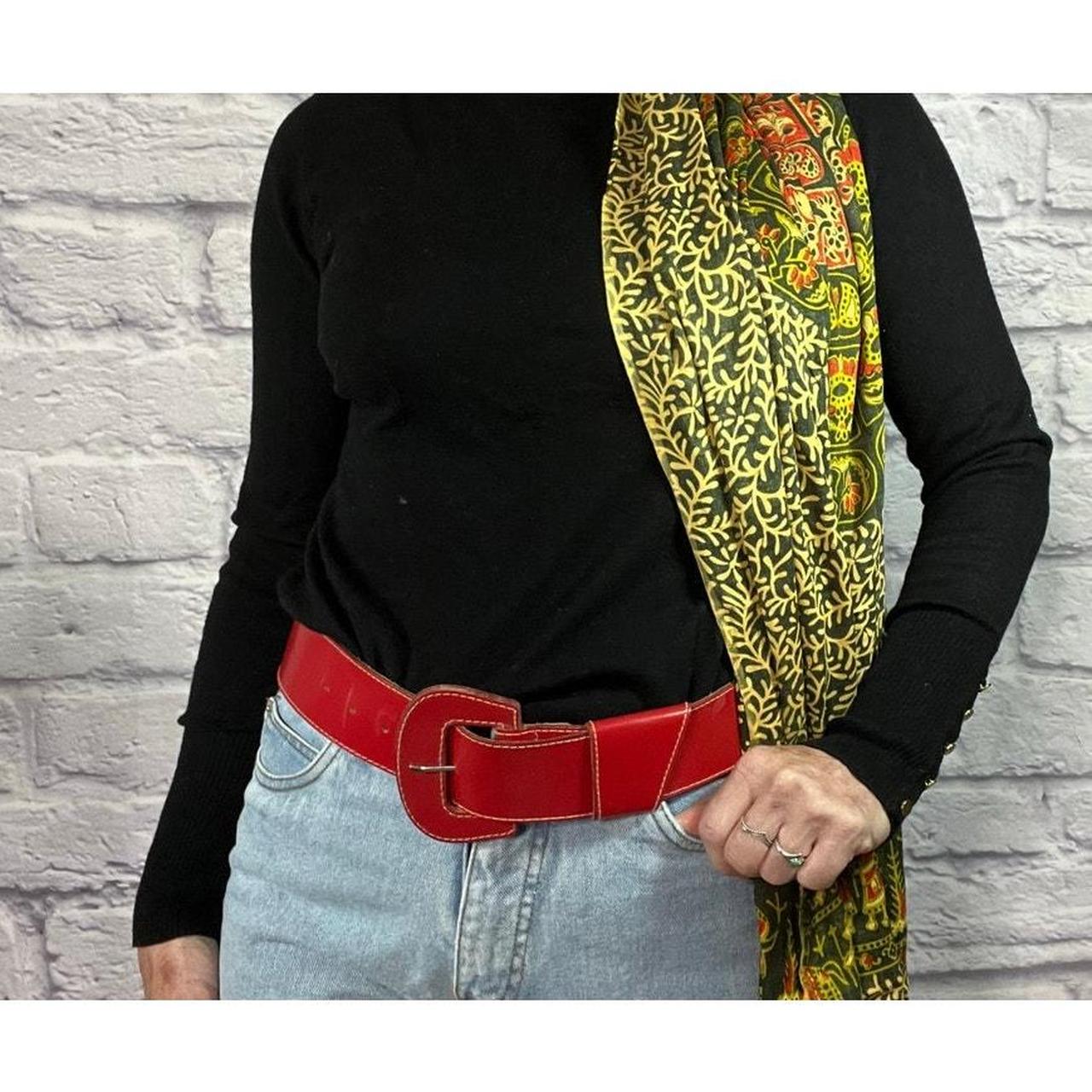 Women's Belt - Red – Add a pop of color and a … - image 1