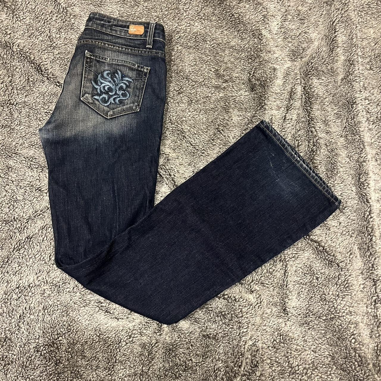 Paige means with a nice embroidery #y2k #jeans #womens - Depop