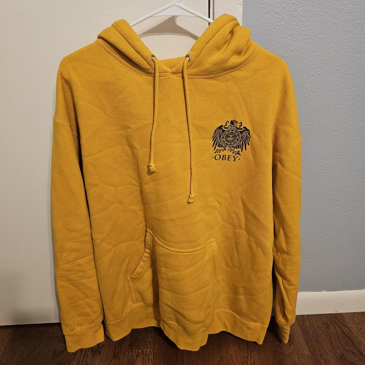 Obey hot sale hoodie yellow