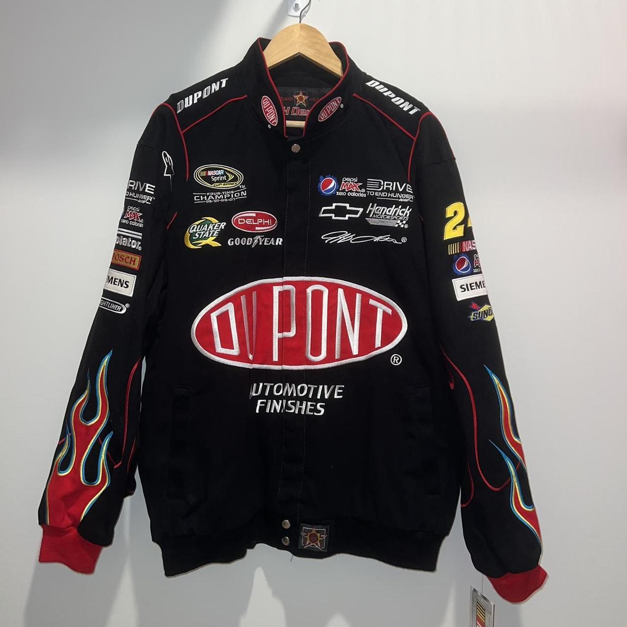Jeff Gordon Dupont NASCAR Jacket #24 JH Design NWT... - Depop