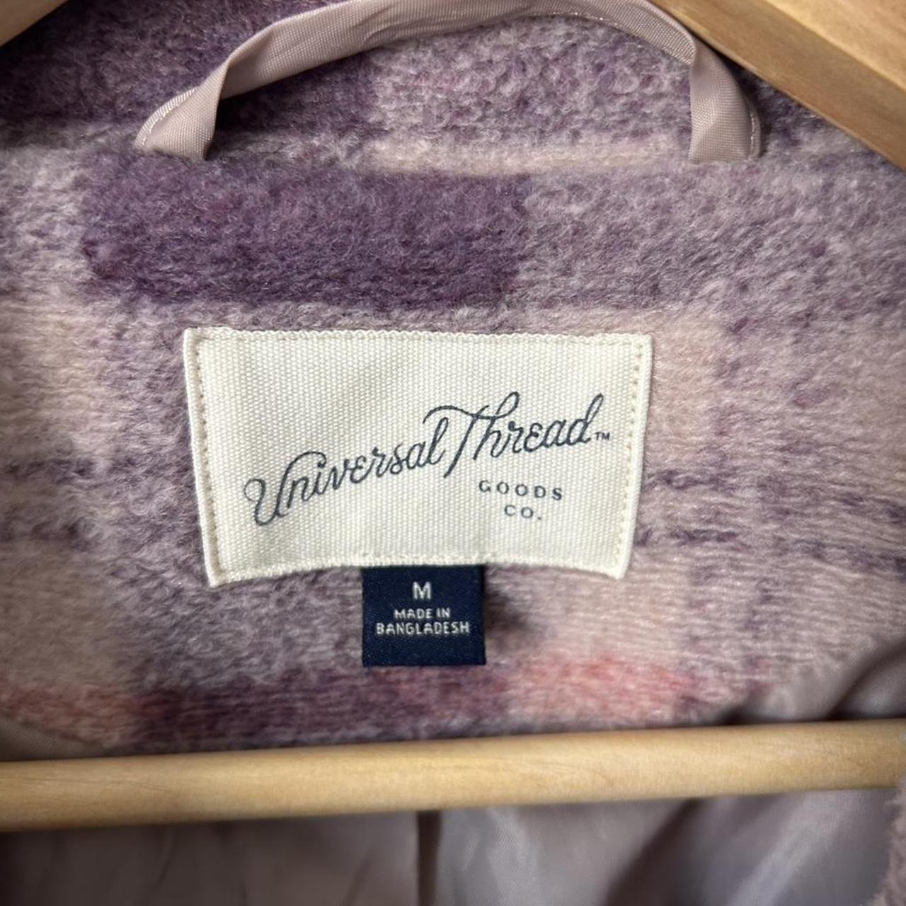 Universal Thread Women's Shacket Jacket - Purple/… - image 3