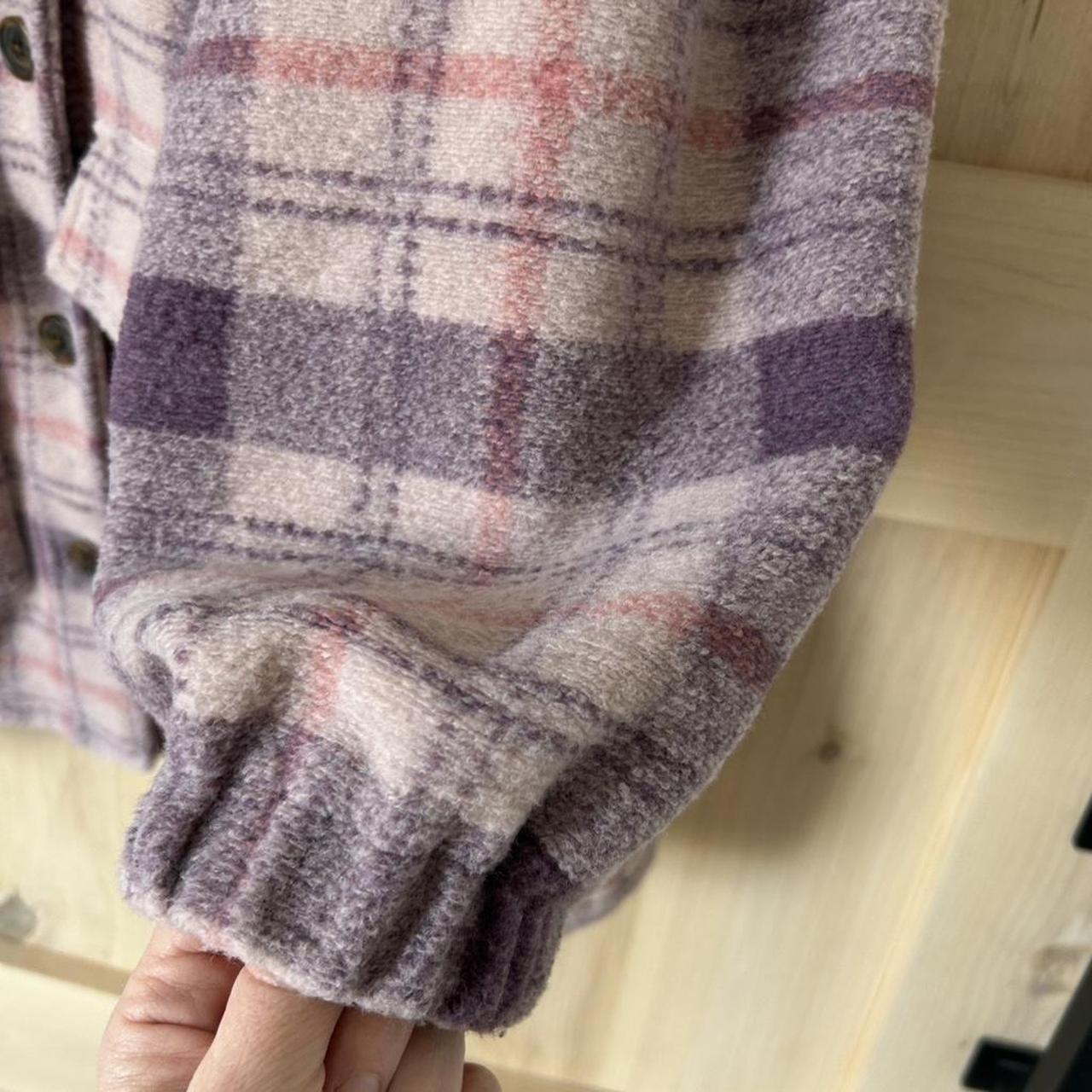 Universal Thread Women's Shacket Jacket - Purple/… - image 5