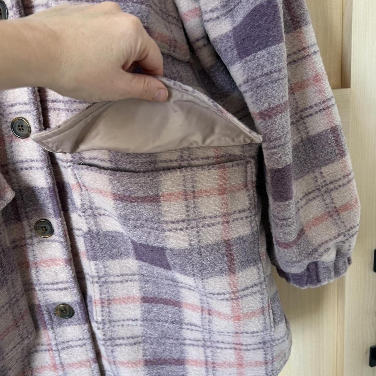 Universal Thread Women's Shacket Jacket - Purple/… - image 8