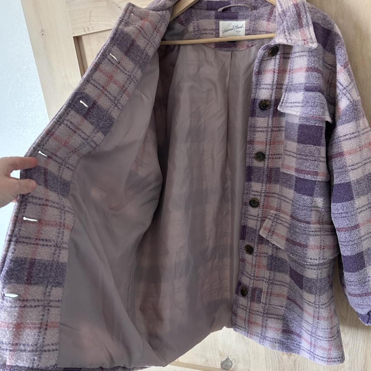 Universal Thread Women's Shacket Jacket - Purple/… - image 7