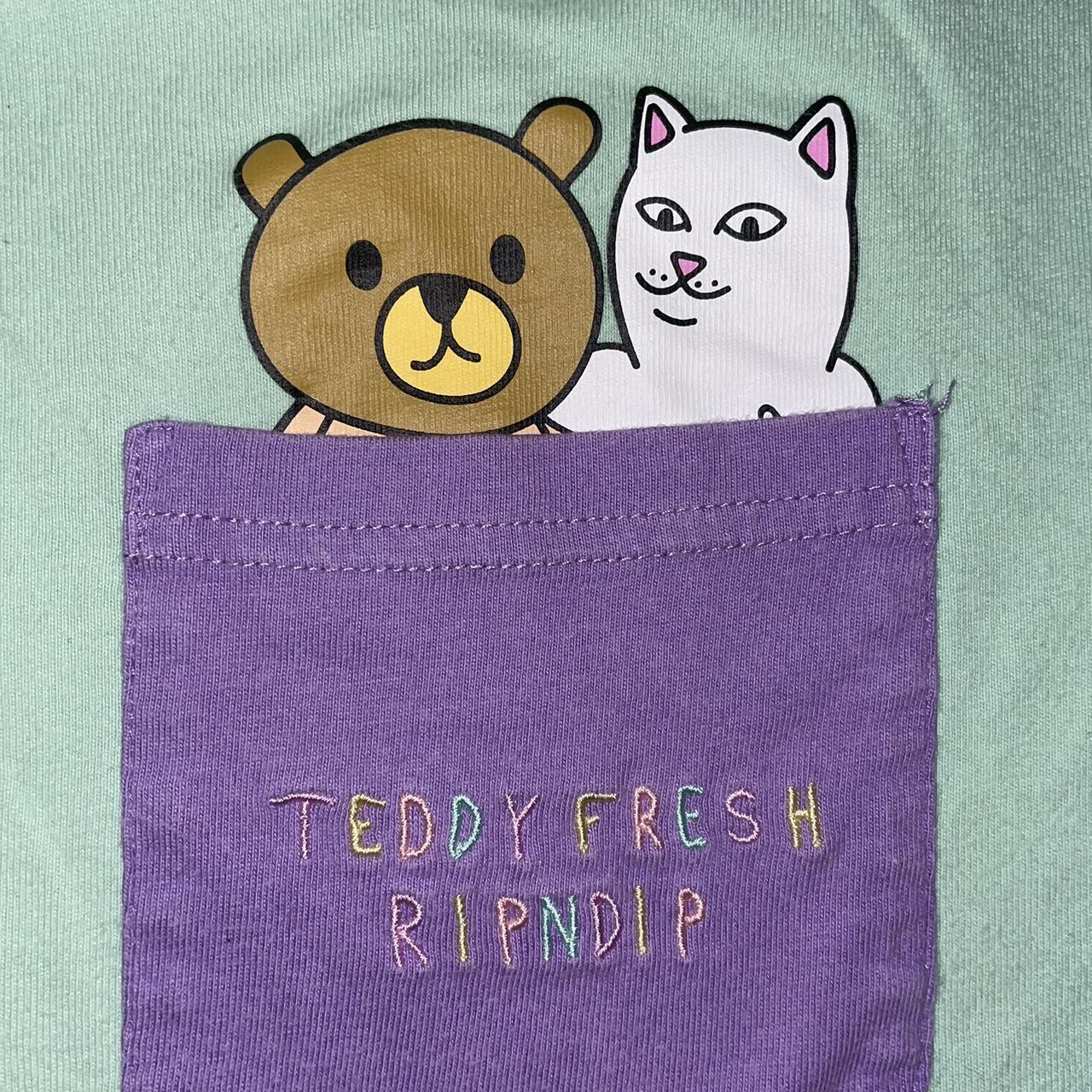 Teddy Fresh x RipnDip shirt, worn once send... - Depop