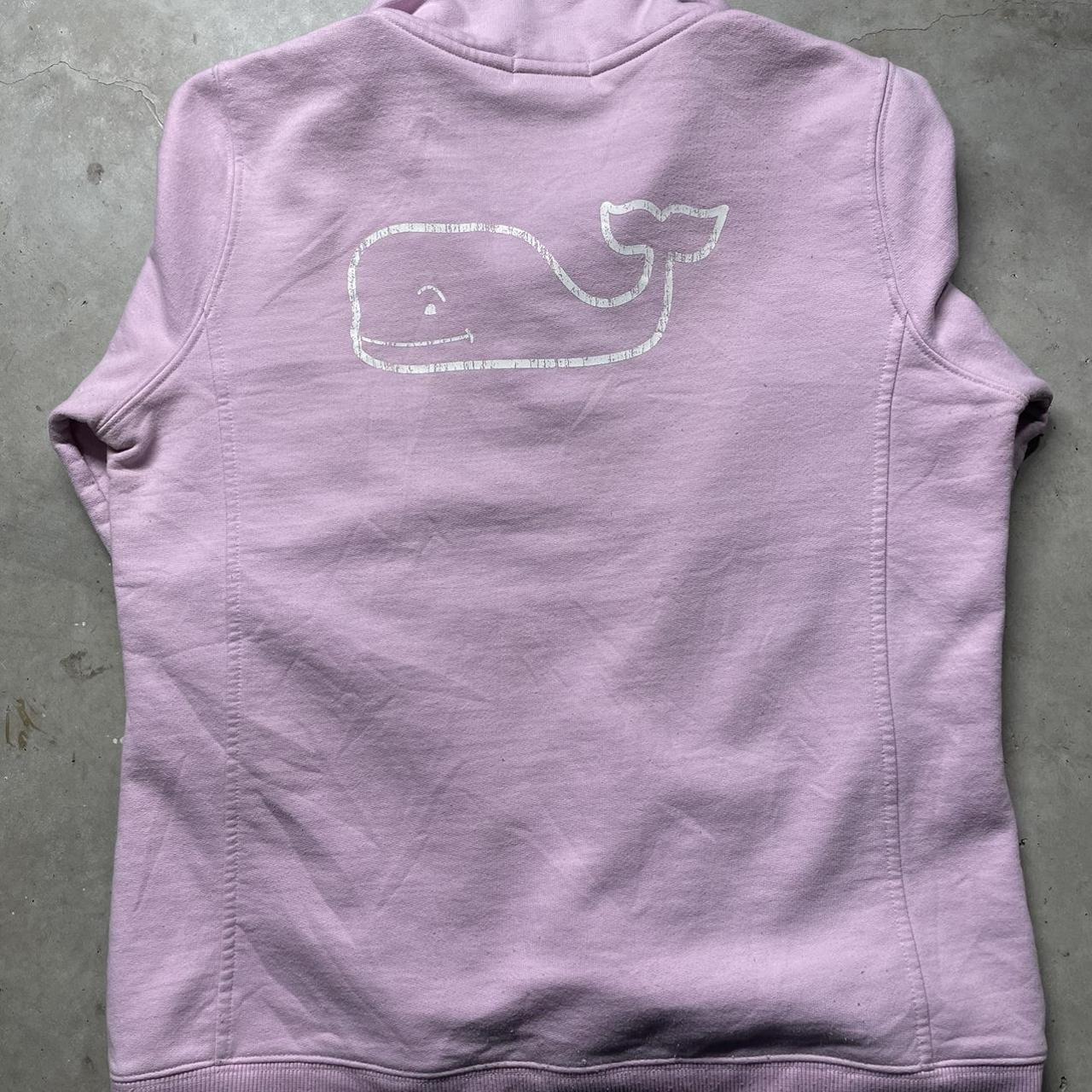 Vineyard Vines light pink graphic quarter zip Size M - Depop