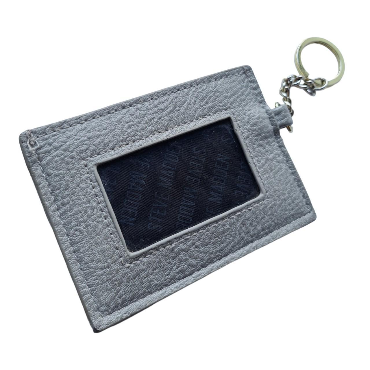 Steve Madden Grey Card Holder Mini Wallet or