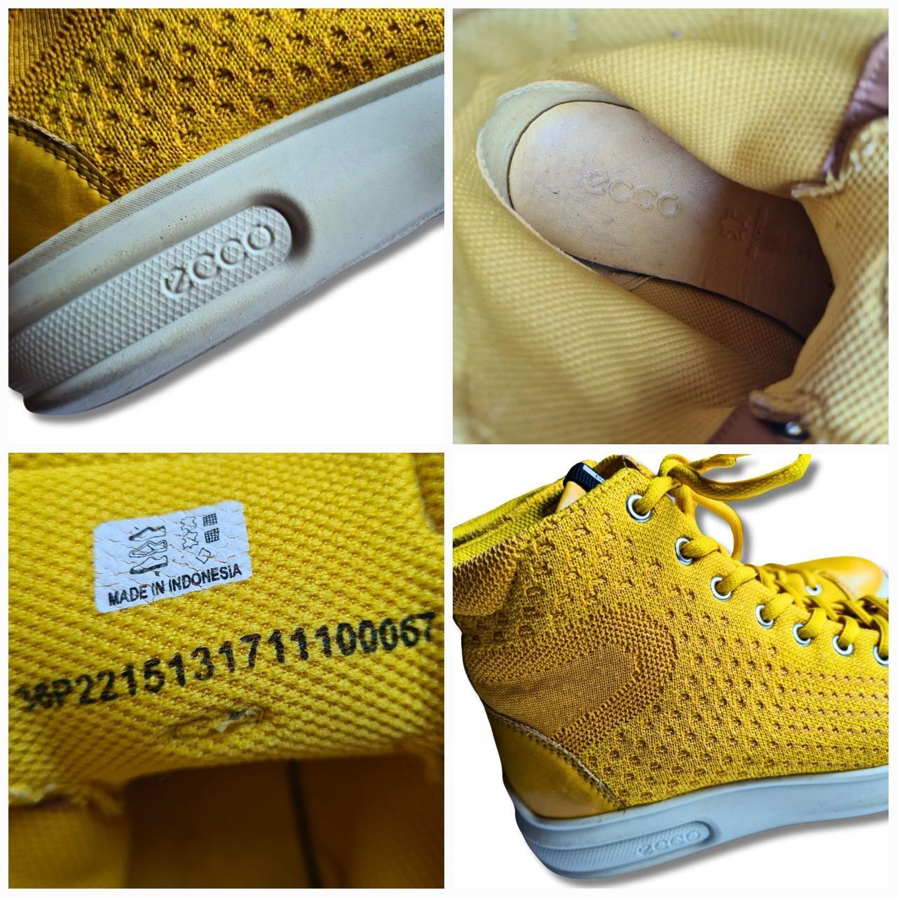 ECCO Yellow Leather Ankle Boots EUR 36 AUS 5 Step. Depop