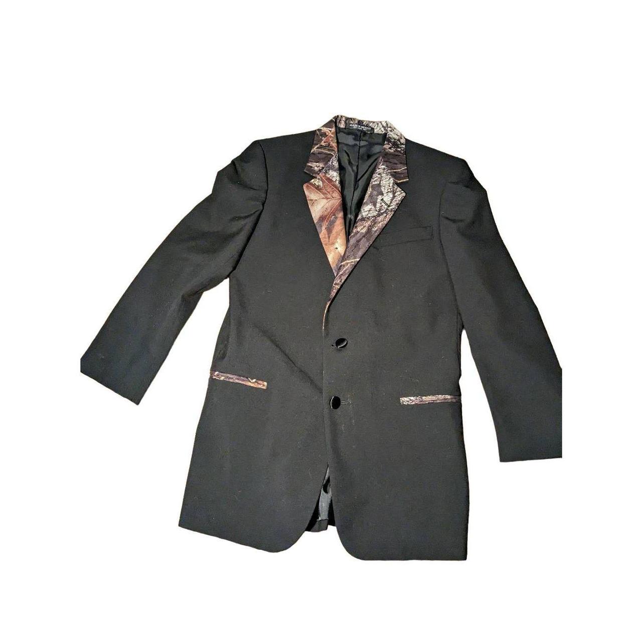 Black camo tuxedo jacket best sale