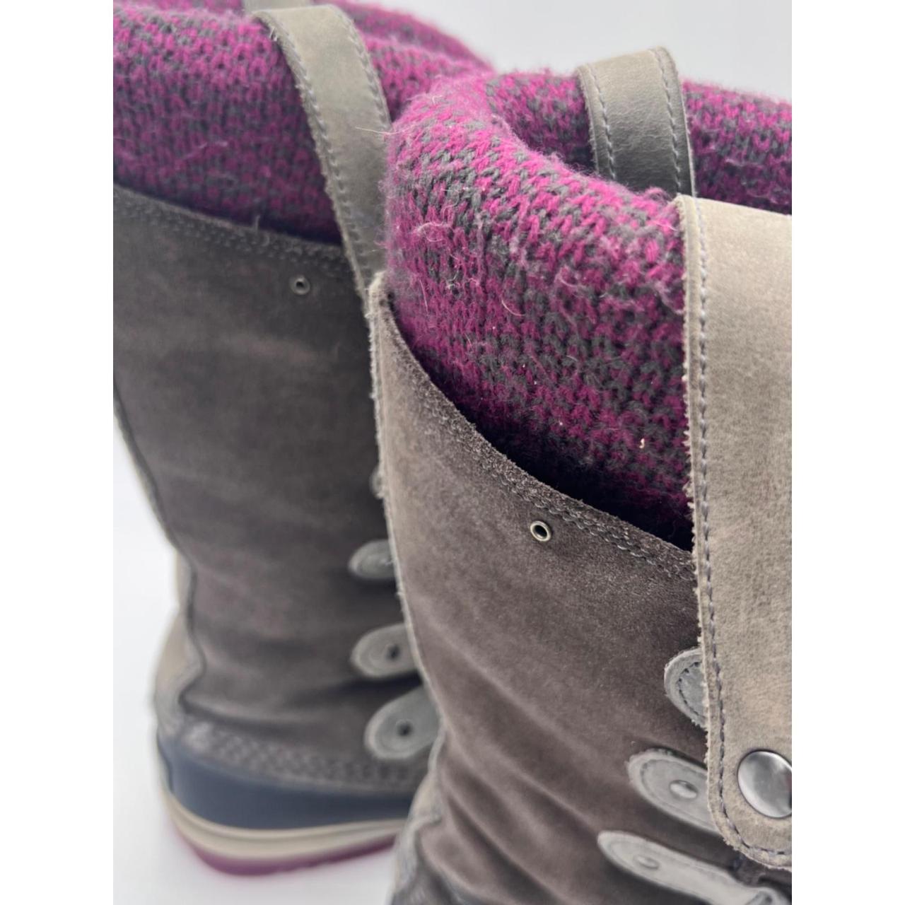 Sorel Women's Grey and Purple Boots (4)