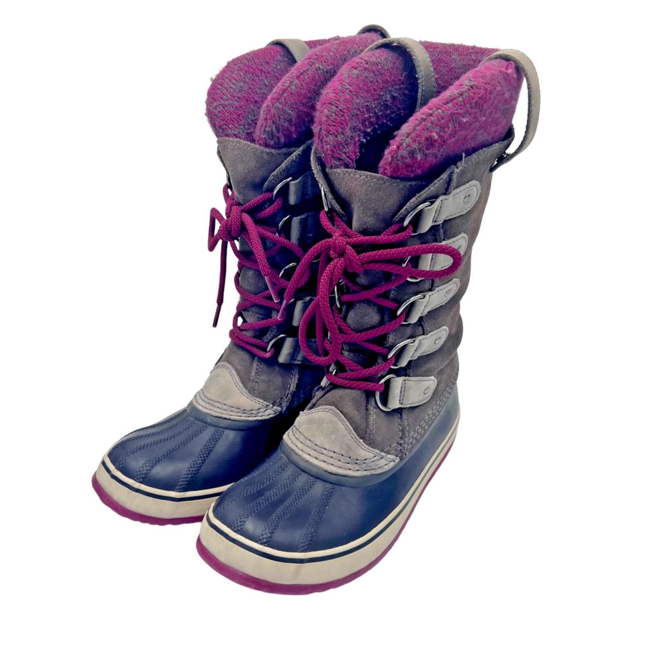 Sorel Women's Grey and Purple Boots