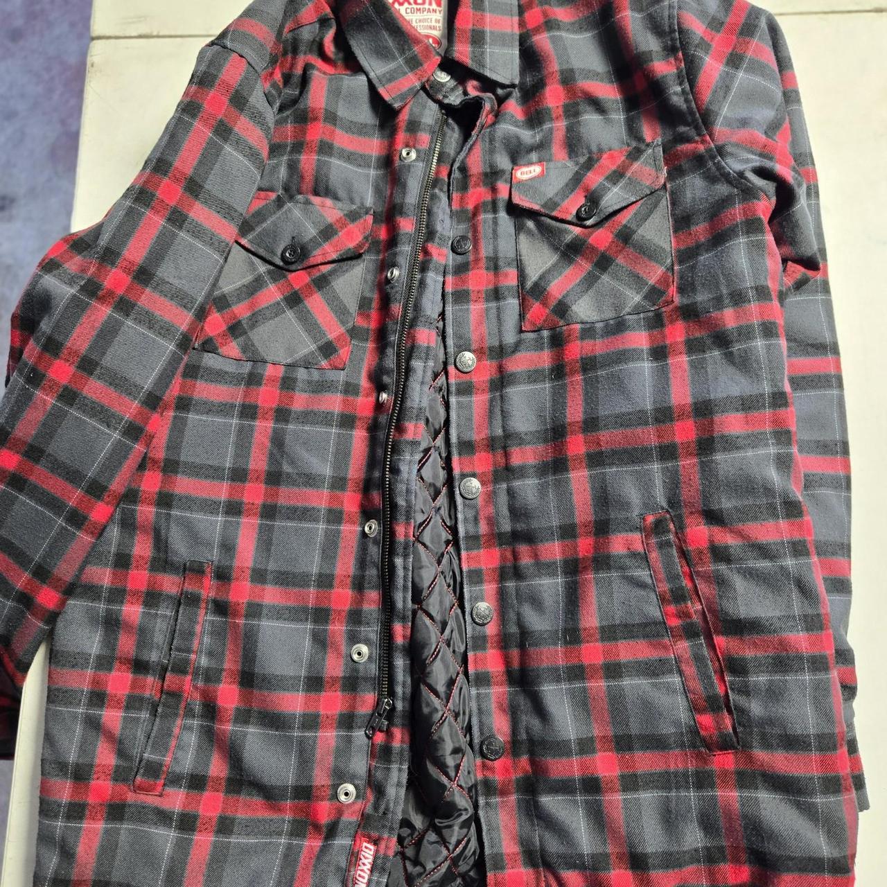 Hot DIXXON mens flannel jacket SMALL Bell Helmets