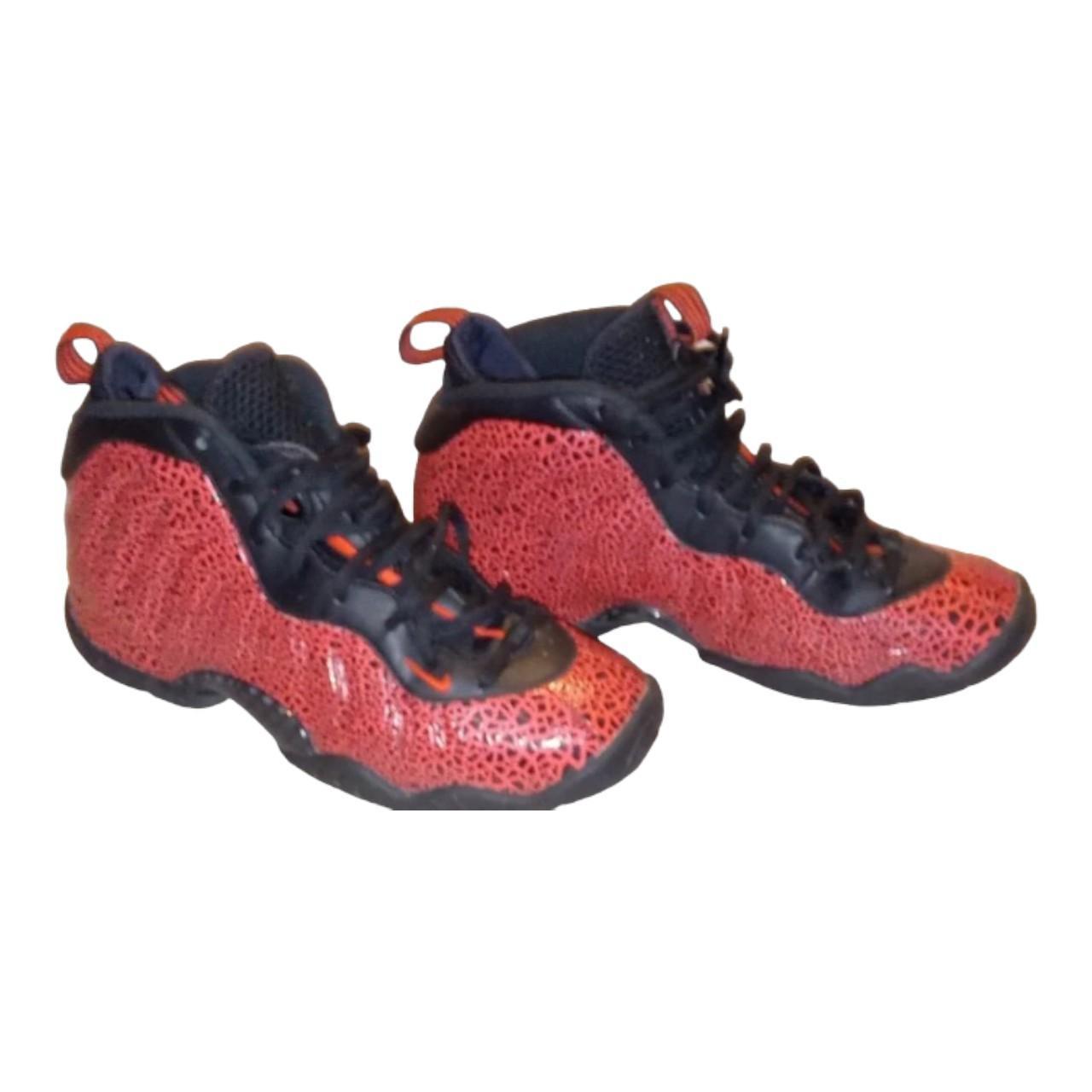red and white foamposite 2020