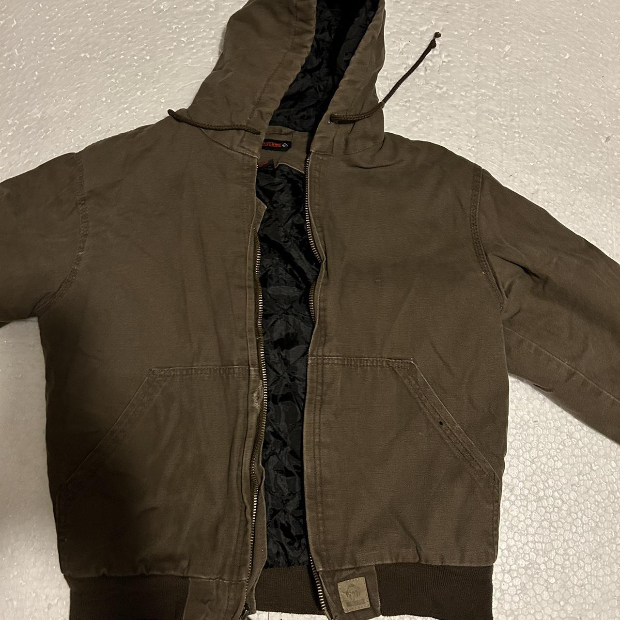 Wolverine small brown insulated work jacket - Depop