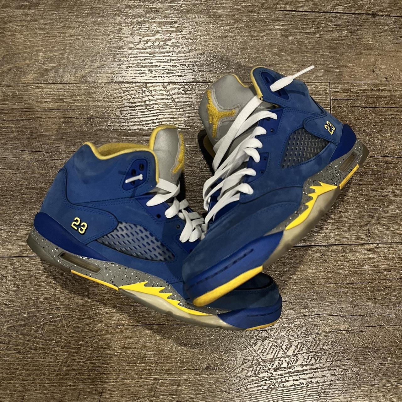 Jordan 5 laney hot sale yellow laces