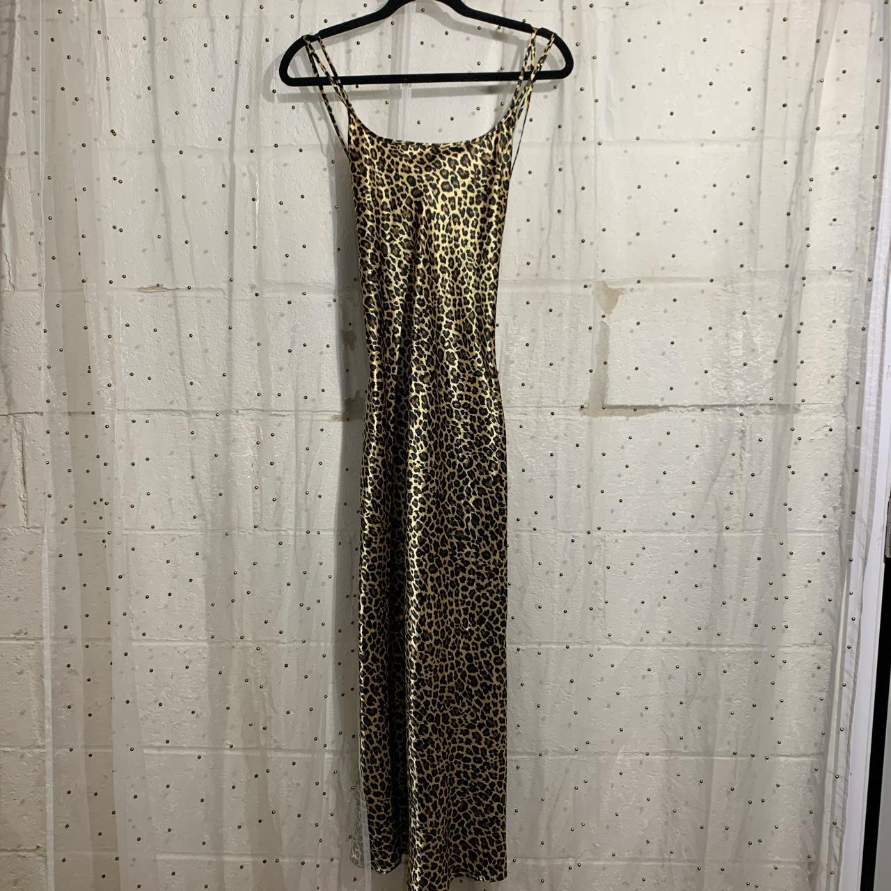 90’s Leopard Print Victoria’s Secret Maxi Slip dress... - Depop