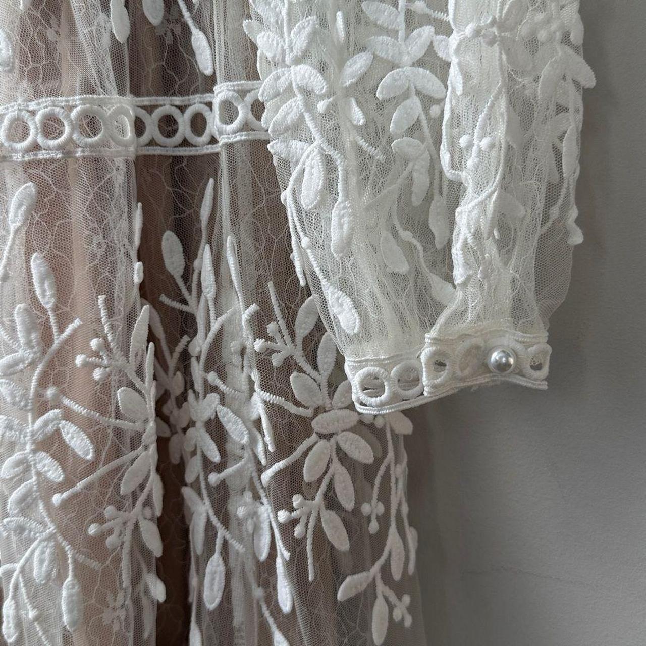 Source Unknown Women's Formal dresses - Cream/Whi… - image 6