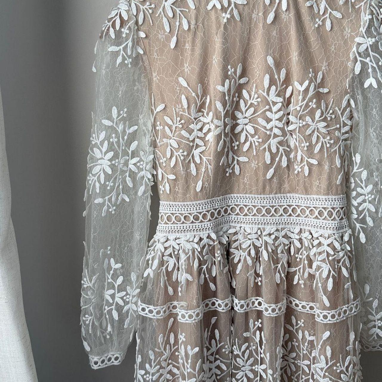 Source Unknown Women's Formal dresses - Cream/Whi… - image 4