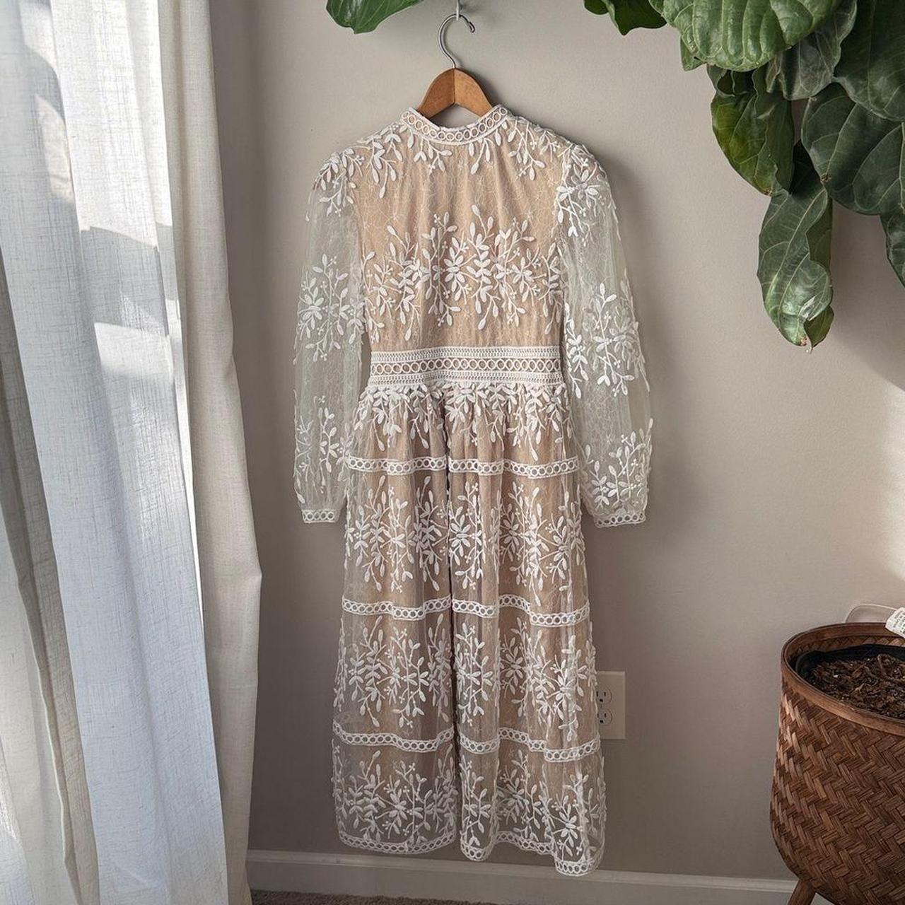 Source Unknown Women's Formal dresses - Cream/Whi… - image 3