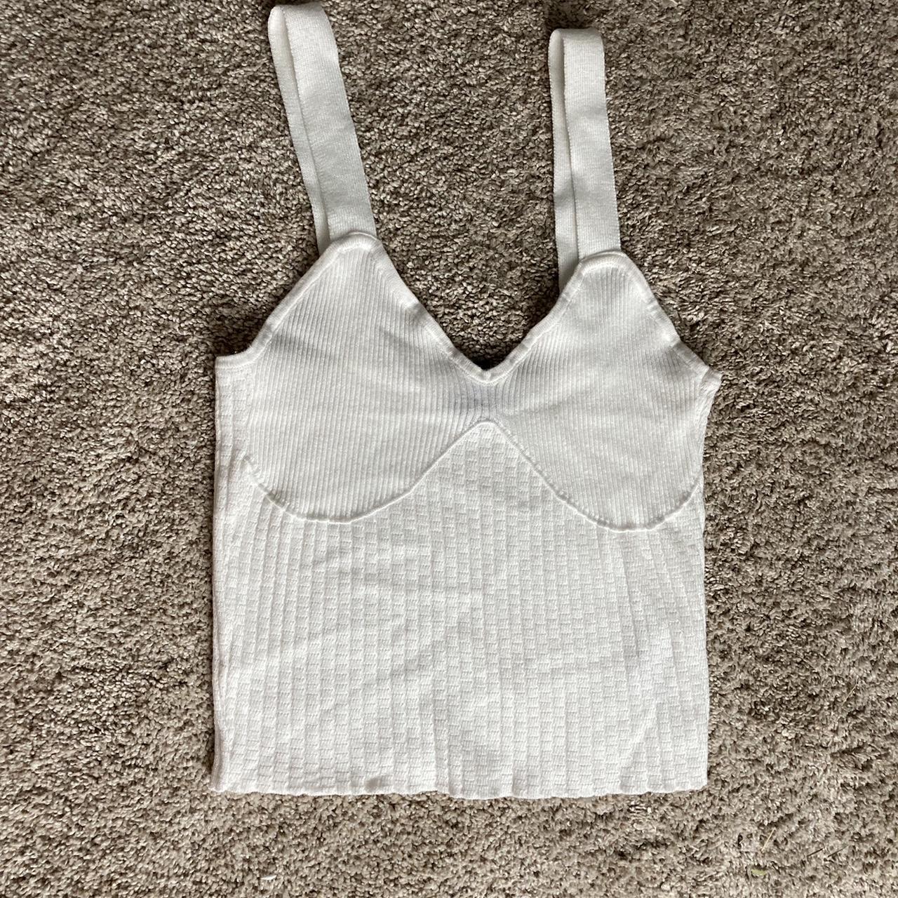 White tang top - Depop