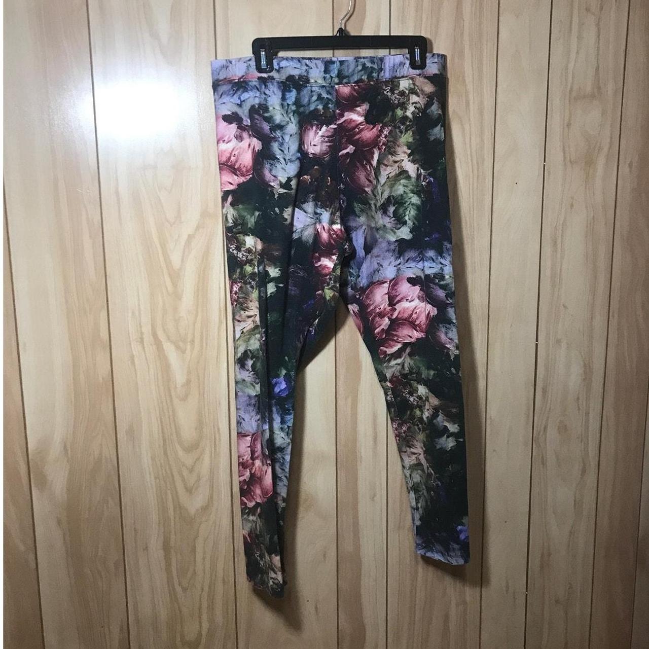 Soft Surroundings Floral Pattern Leggings L Waist. Depop