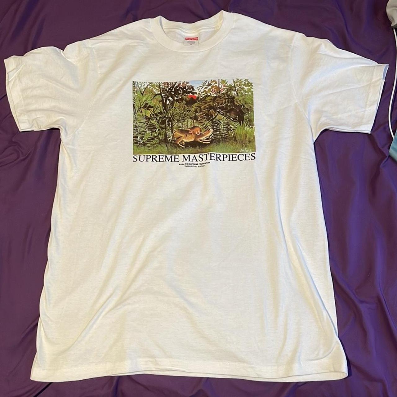 Supreme masterpieces 2024 tee white