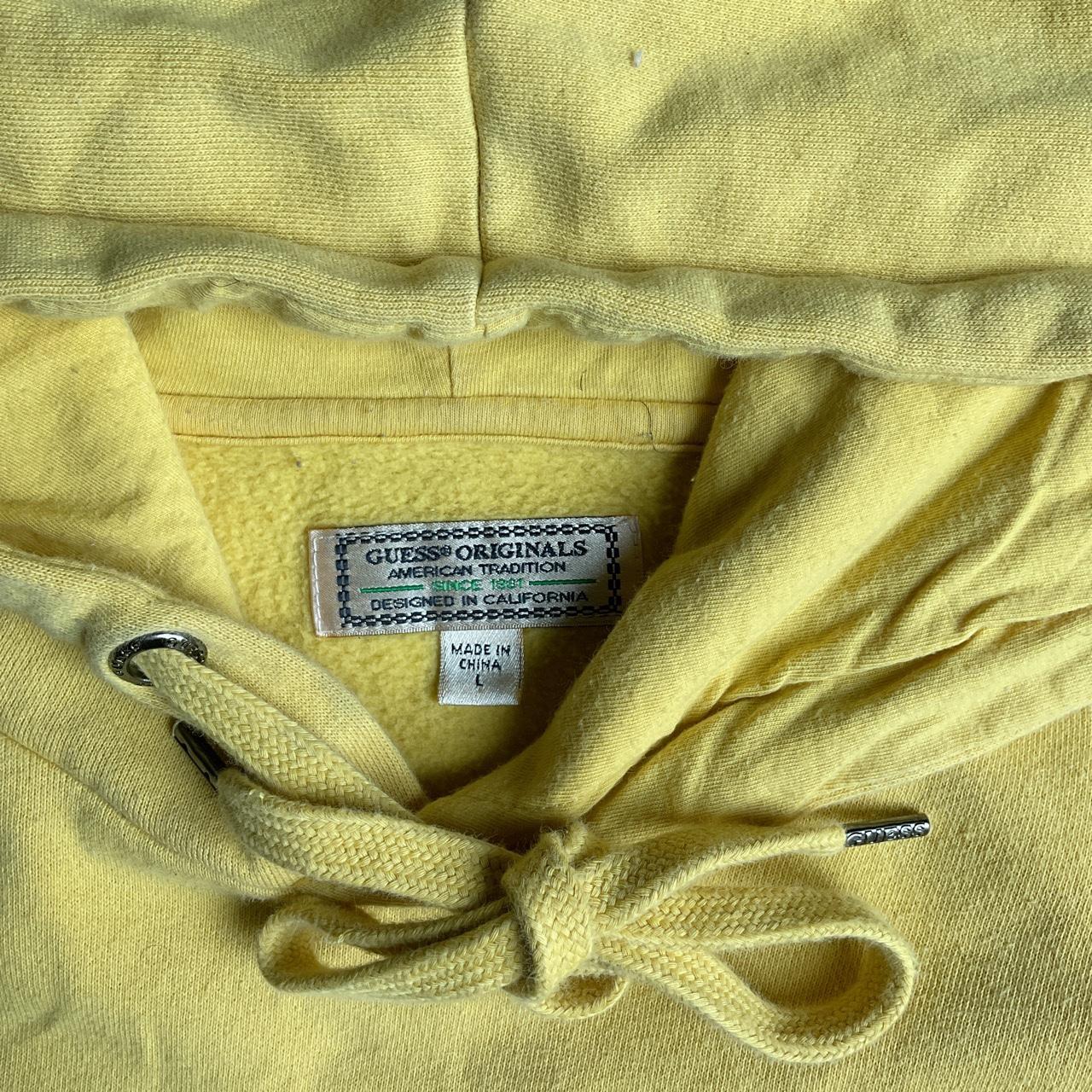 Guess yellow online hoodie