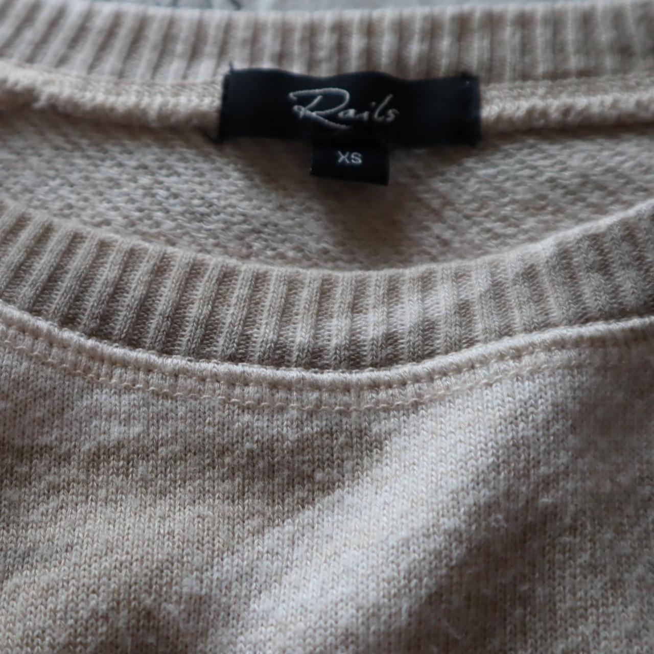 Rails Women's Sweater - Cream/Tan - XS – Rails oa… - image 2