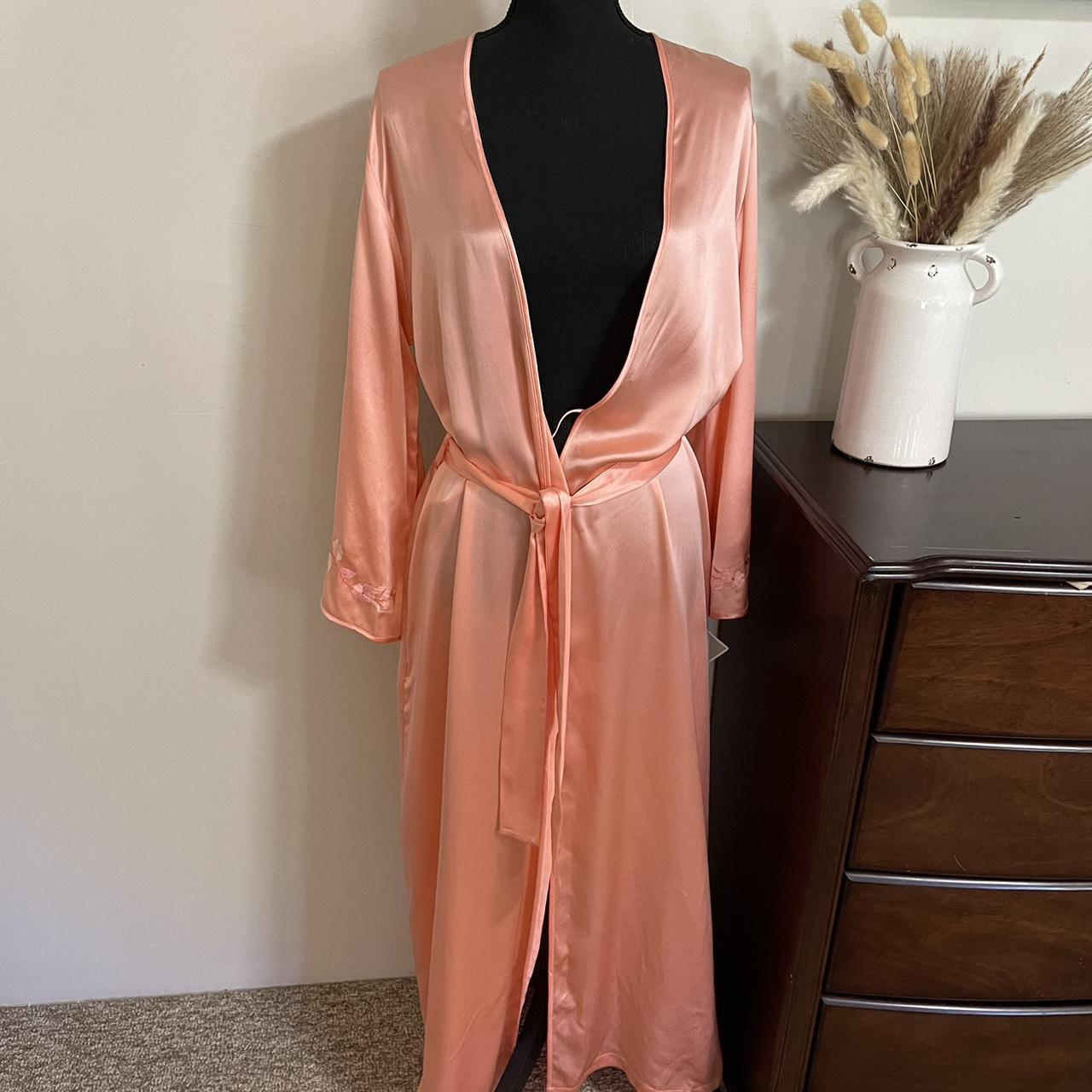 Maison Lejaby Women's Pink and Orange Robe (2)