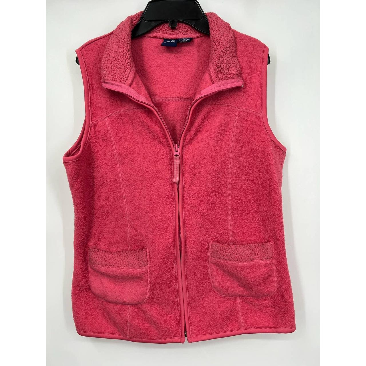 Basic Editions Red Fleece Vest