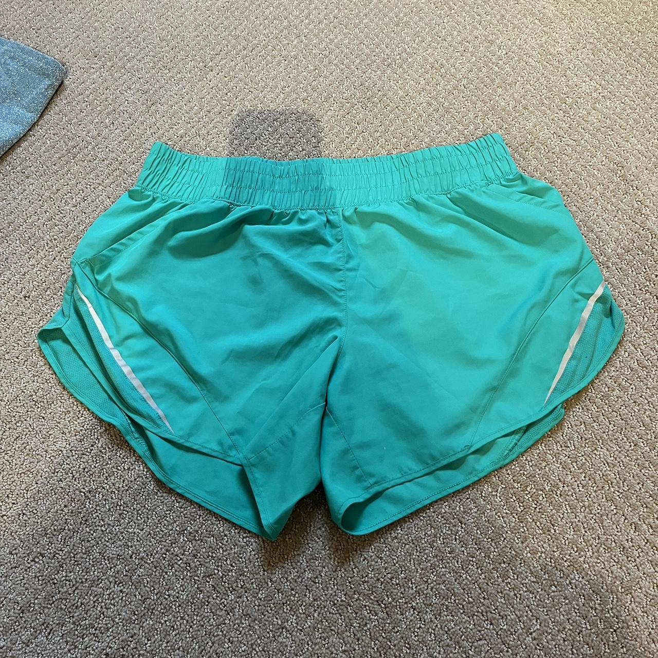 green athletic shorts #green #shorts #athletic #gym... - Depop