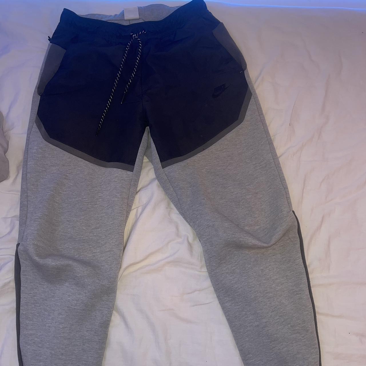 nike tech fleece woven joggers and hoodie - Depop