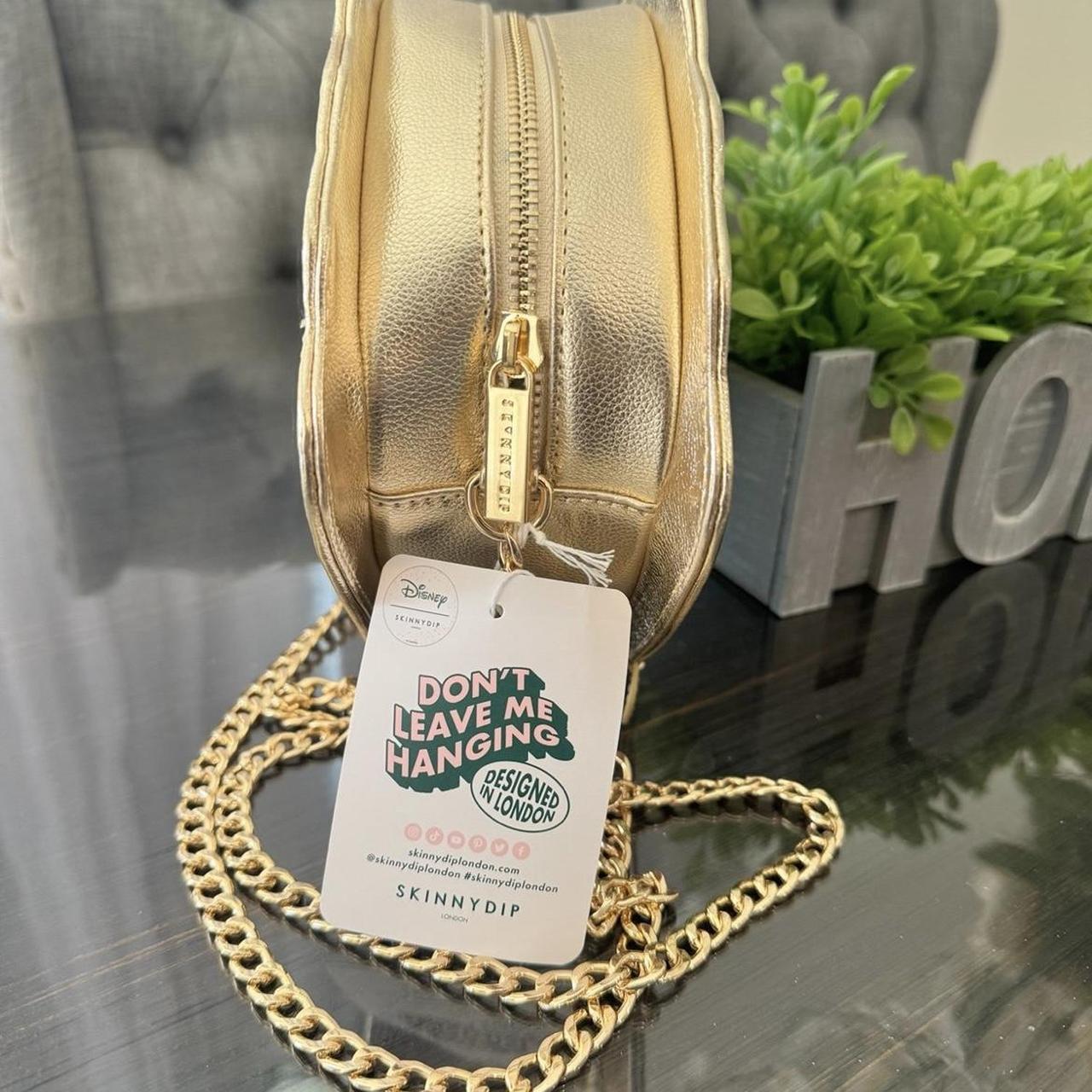 Disney Women's Bag Gold – Disney Mermaid shell bag in gold and …